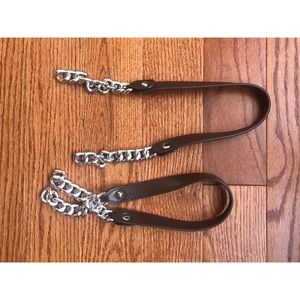 Brown Miche purse strap set
